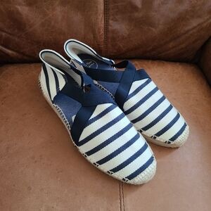 Toni Pons Tarbes Low Wedge Slip-on Espadrille Sandals, Size 11